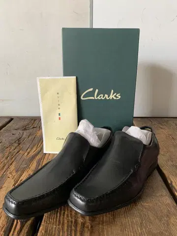 미사용품 Clarks 클락스 가죽 신발 6 1/2 로퍼