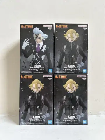 Dr. STONE 피규어 4체 세트 Dr. 제노 스탠리 스나이더