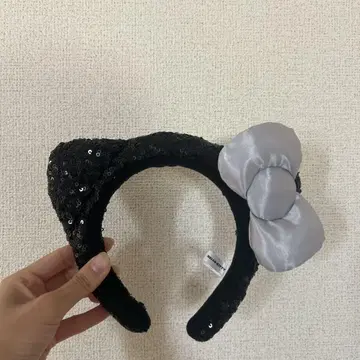 USJ 캣 귀 머리띠 블랙