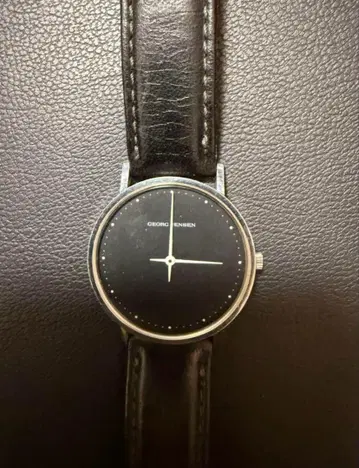 GEORG JENSEN 블랙 손목시계
