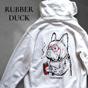 RUBBER DUCK 후드티 후디 빅 프린트 맨투맨
