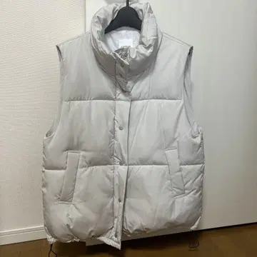 LEPSIM 라이트 그레이 다운 베스트