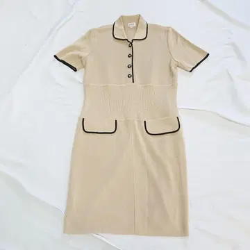 FOXEY BOUTIQUE 니트 원피스 베이지 40