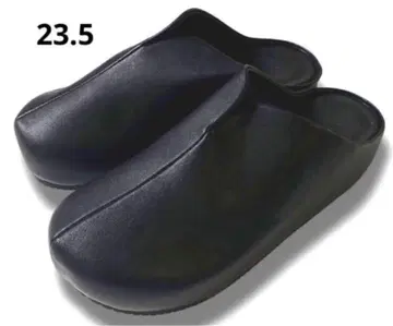 23.5cm 새상품 emmi 에미 통굽 사보 샌들 가죽 합성 피혁