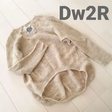 DW2R 마츠오 인터내셔널 라메 믹스 니트탑