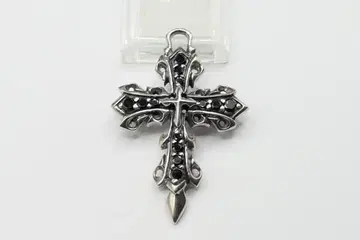 새상품급 the slayer 스레이어 멜키 크로스 목걸이 블랙