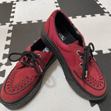 VANS 스웨이드 레드 로퍼