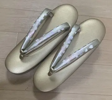 벚꽃 꽃무늬 니석 골드 조리 S 사이즈