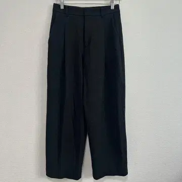 UNIQLO COMPTOIR DES COTONNIERS 턱 와이드 팬츠