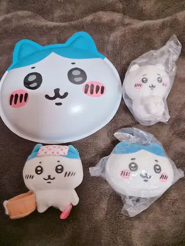 치이카와 (먼작귀) 하치와레 봉제 인형 가면 세트
