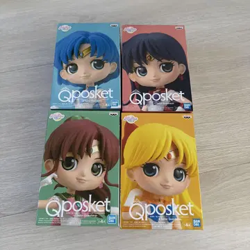 Qposket 세일러문 피규어 4체 세트
