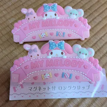 MY MELODY 마그넷 부착 롱 클립
