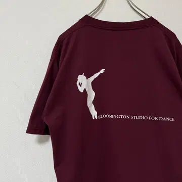 US 90s Jerzees 빈티지 두꺼운 원단 T셔츠 백 프린트 빅 L