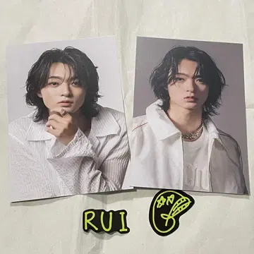 THELASTPIECE RUI 루이 엽서 AB 스티커 러스피