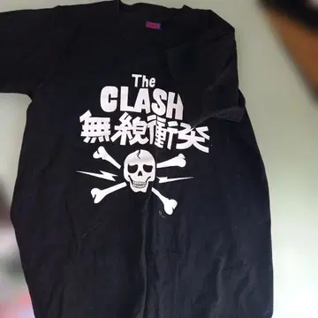 The Clash 스컬 디자인 T셔츠