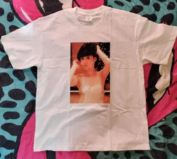 마츠다 세이코 티셔츠 L~XL 화이트 아이돌 가수