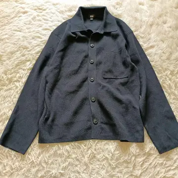 UNIQLO 유니클로 밀라노립 셔츠 가디건 S
