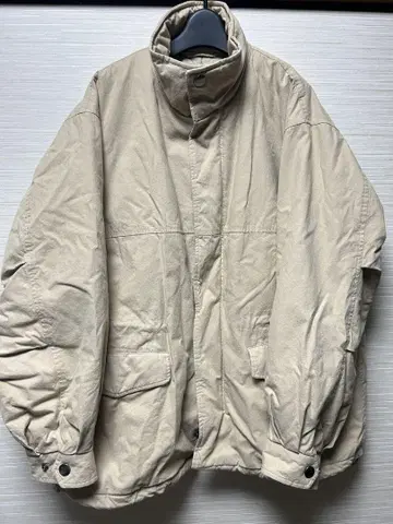 스티븐 앨런 버프 오벌 스탠드 카라 자켓 베이지