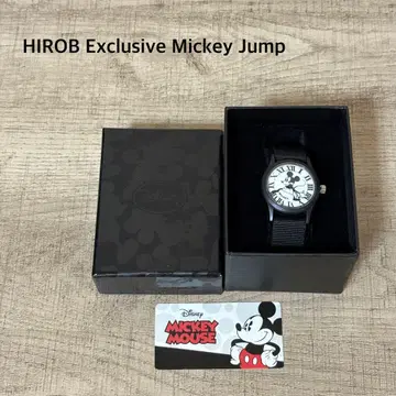 미사용 새상품 HIROB Exclusive Mickey Jump 워치