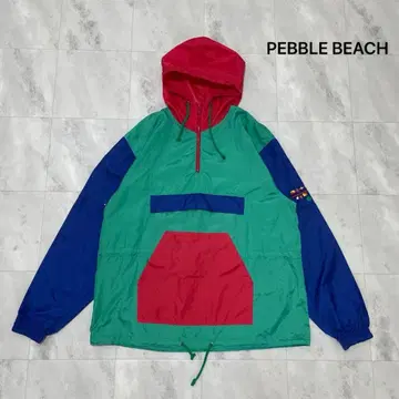 PEBBLE BEACH 아노락 후드티 2WAY 나일론 자켓