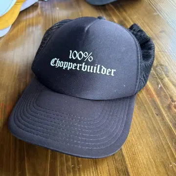 100% Chopperbuilder 트래커 캡 블랙