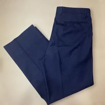 남성용 네이비 슬랙스 L