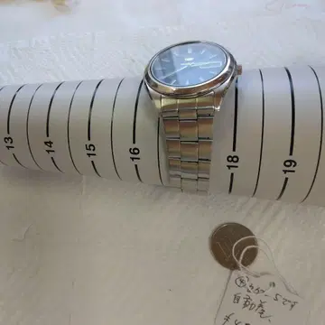 SEIKO 자동 와인딩 시계 블랙 다이얼