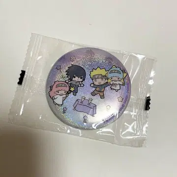 NARUTO 산리오 캔뱃지 우즈마키 나루토 우치하 사스케 키키라라