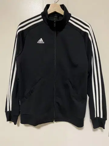 adidas 아디다스 블랙 저리 트랙 자켓 자수 로고 S
