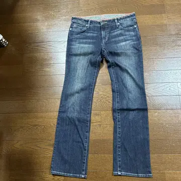 택 포함 새상품 데님 청바지 핑크 스티치 귀여운 핑크