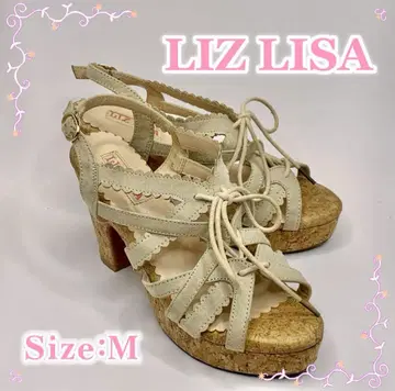 [ LIZLISA ] 페어리 그런지 모리걸 끈 샌들