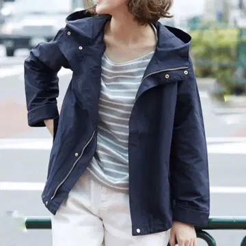 로페피크닉 [ 발수 꽃가루 가드 ] 마운틴 파카 네이비