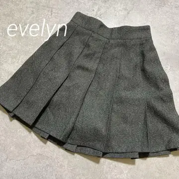 evelyn 에블린 그레이 미니 플리츠 스커트 이너 팬츠