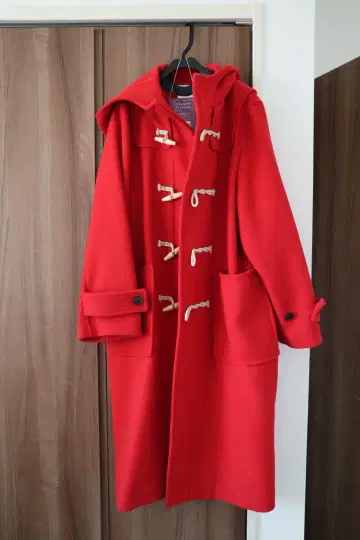 [ 새상품급 ] SHIPS any 더플 코트 빨간색 롱