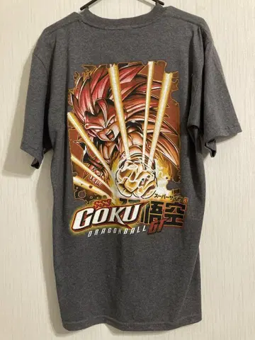 드래곤볼 GT GOKU 티셔츠 그레이