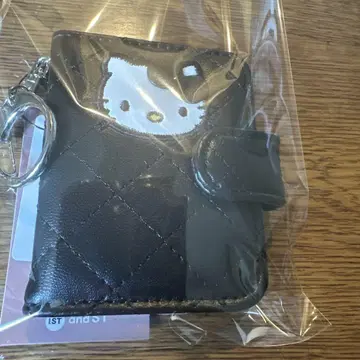 로리즈팜 헬로키티 퀼팅 프로필북 키 참 블랙