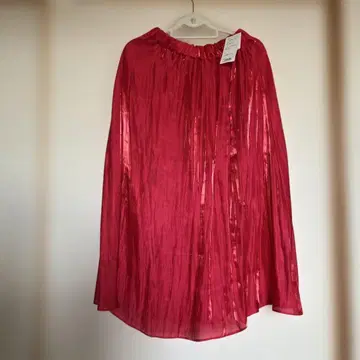 ROSE BUD 플레어 스커트 레드 F