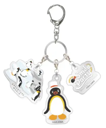 어드벤처 월드 핑구 PINGU 3개입 아크릴 키링