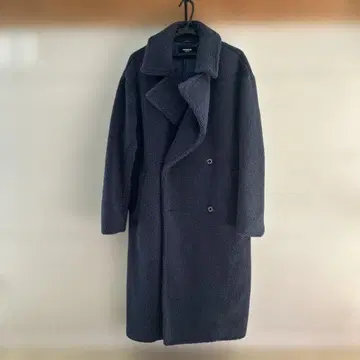 1PIU1UGUALE3 RELAX 더블 브레스트 보아 롱 코트