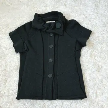 HIROKO 히로코코시노 2way 가디건 반팔 모스그린