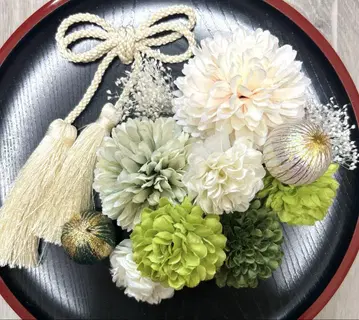 성인식 일본 의류 후리소데 시치고산 머리 장식