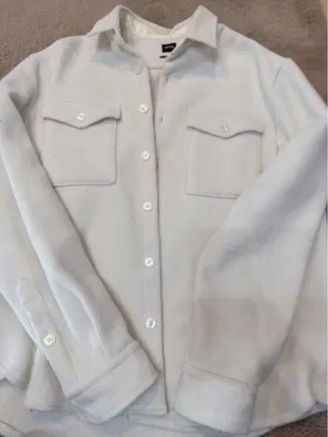 BOSS 릴랙스핏 화이트 블루종 L 사이즈
