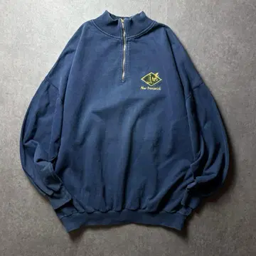 뉴 브런즈윅 원포인트 자수 등대 닻 90s 스타일 XL