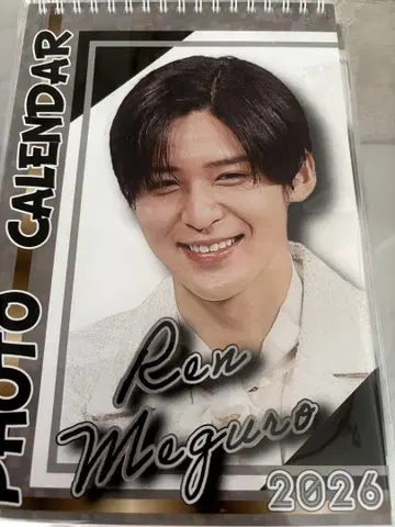 SnowMan Ren Meguro 2026 탁상 달력
