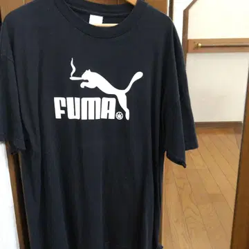 FUMA 블랙 T셔츠 XL