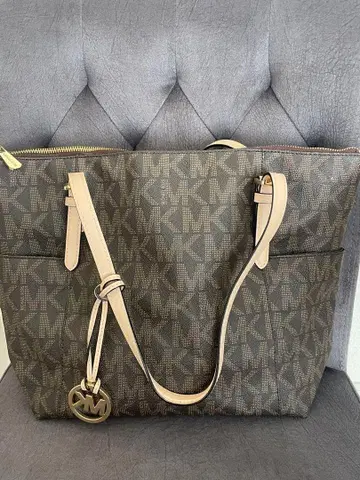 Michael Kors 토트백 브라운