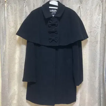 블랙 롱 코트