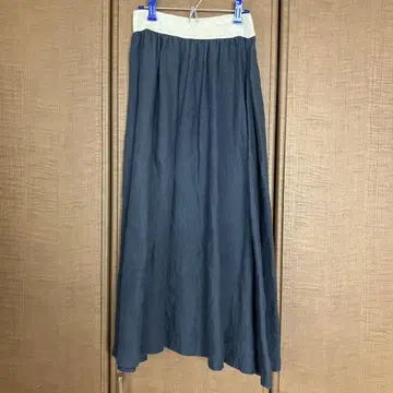 [새상품급] 오닐 오브 더블린 네이비 롱 스커트 린넨