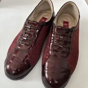 [ 새상품급 ] SALON DE GRES 버건디 캐주얼 슈즈