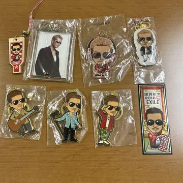 EXILE ATSUSHI 키링 세트 (8점)